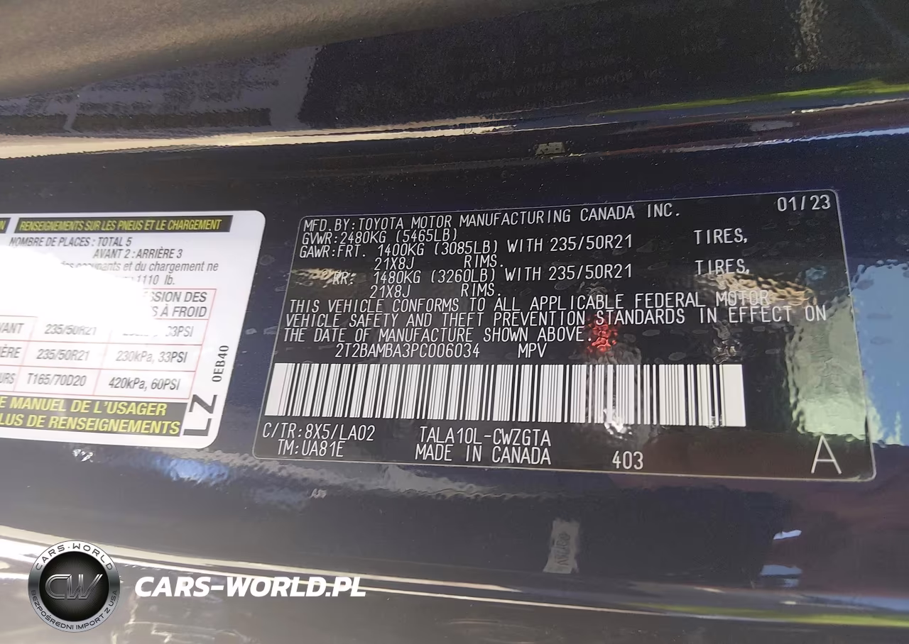 2023 Lexus Rx 350 Luxury VIN:2T2BAMBA3PC006034 - 9