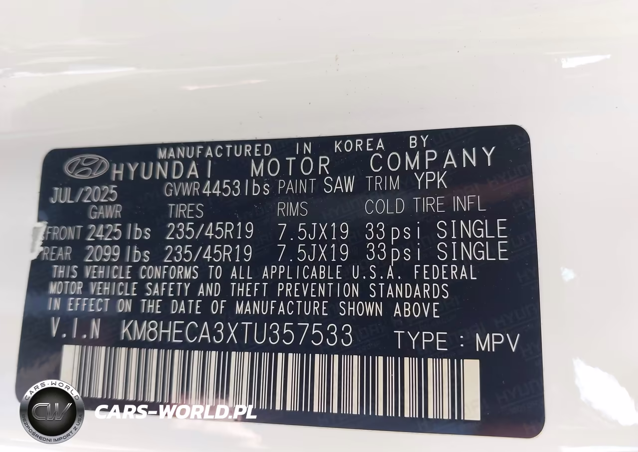 2026 Hyundai Kona Limited VIN:KM8HECA3XTU357533 - 9