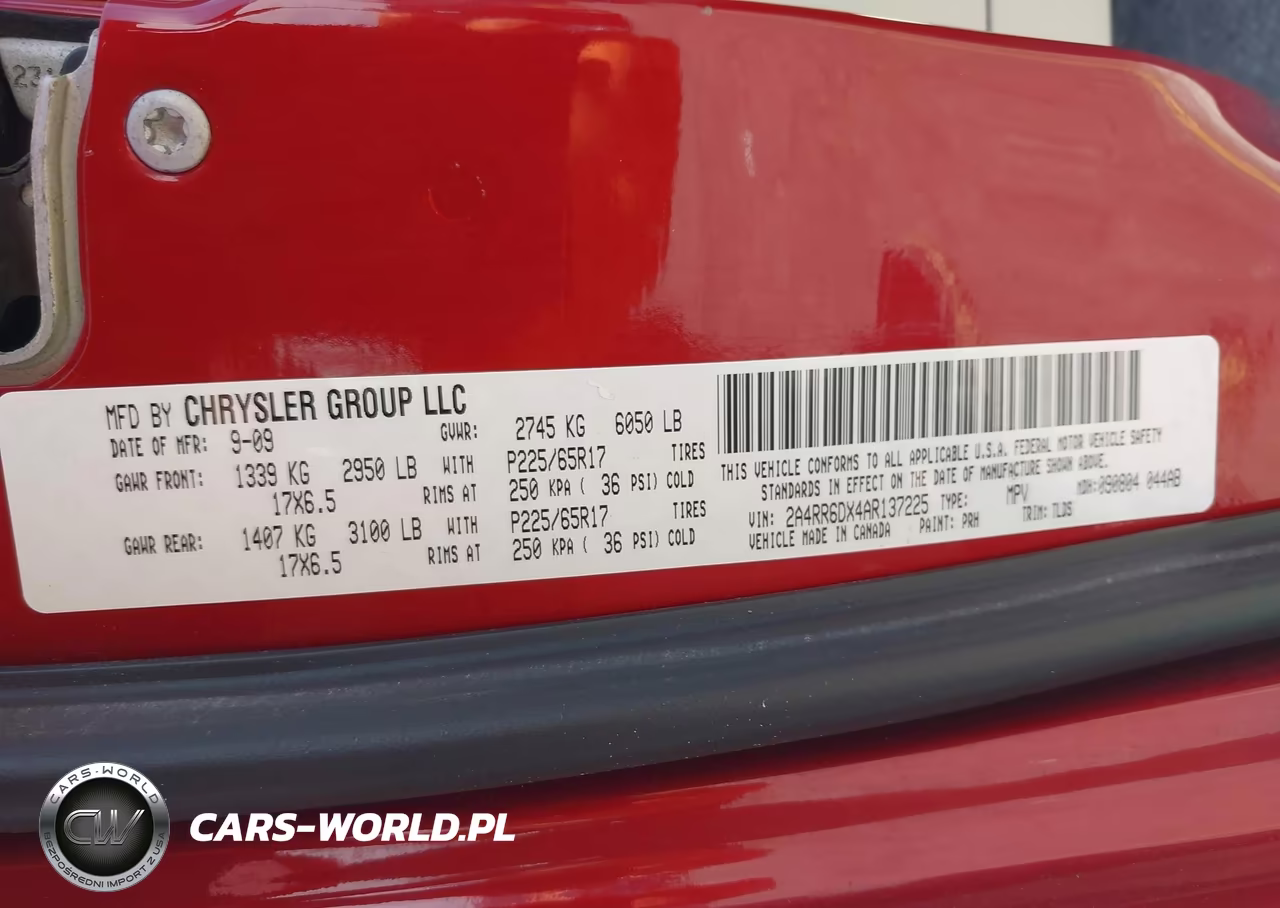 2010 Chrysler Town & Country Limited VIN:2A4RR6DX4AR137225 - 9