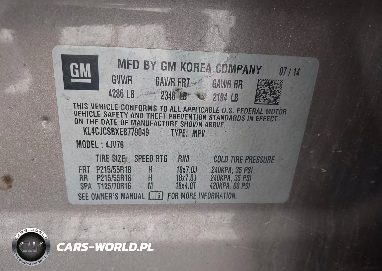 2014 Buick Encore Leather VIN:KL4CJCSBXEB779049 - 9