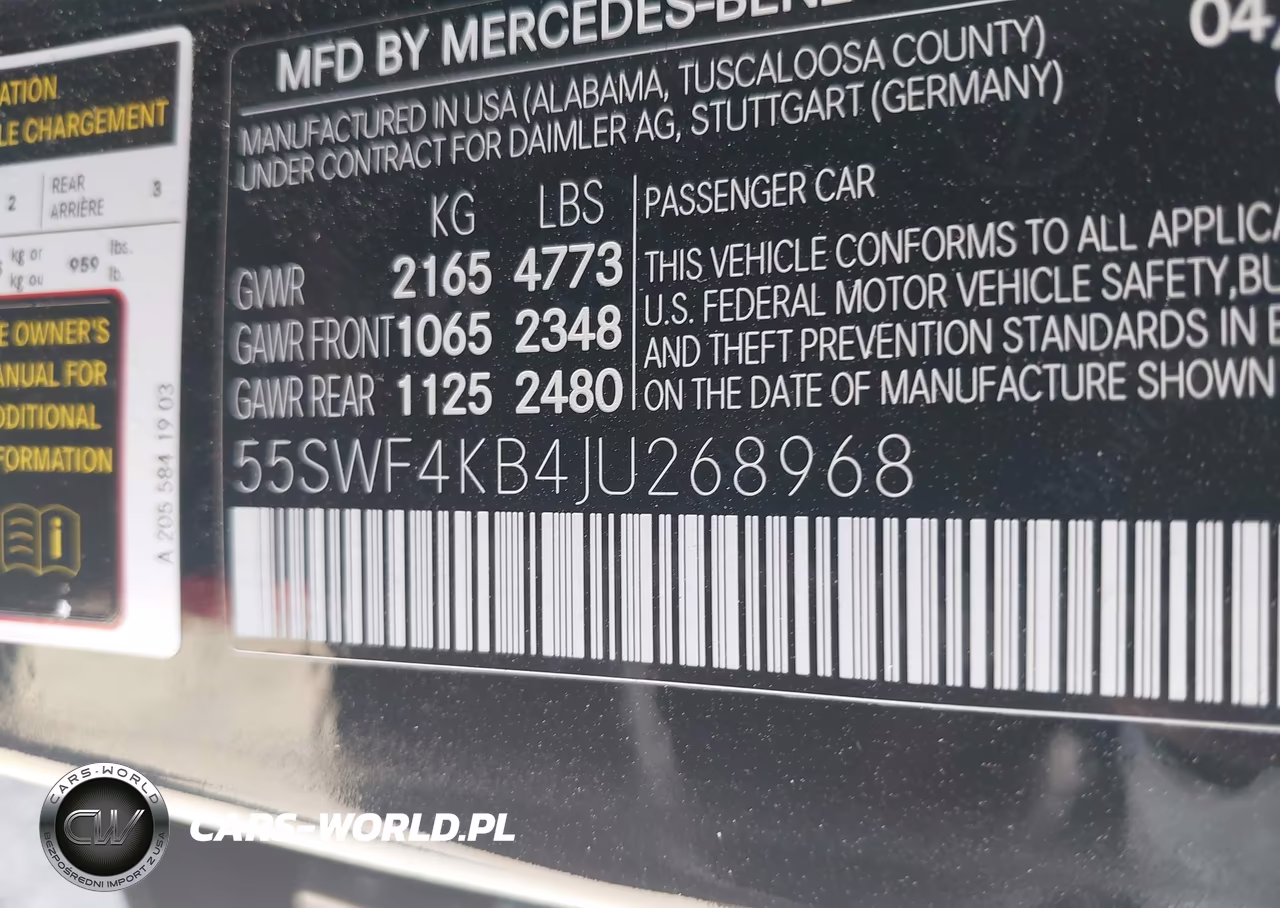 2018 Mercedes-Benz C 300 4Matic VIN:55SWF4KB4JU268968 - 9