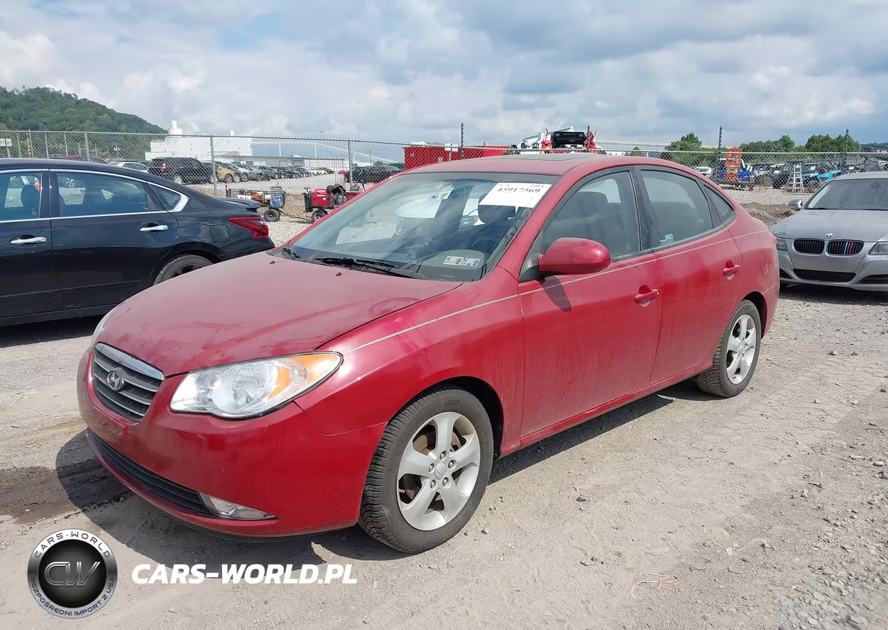 2009 Hyundai Elantra Se VIN:KMHDU46D19U654837 - 2