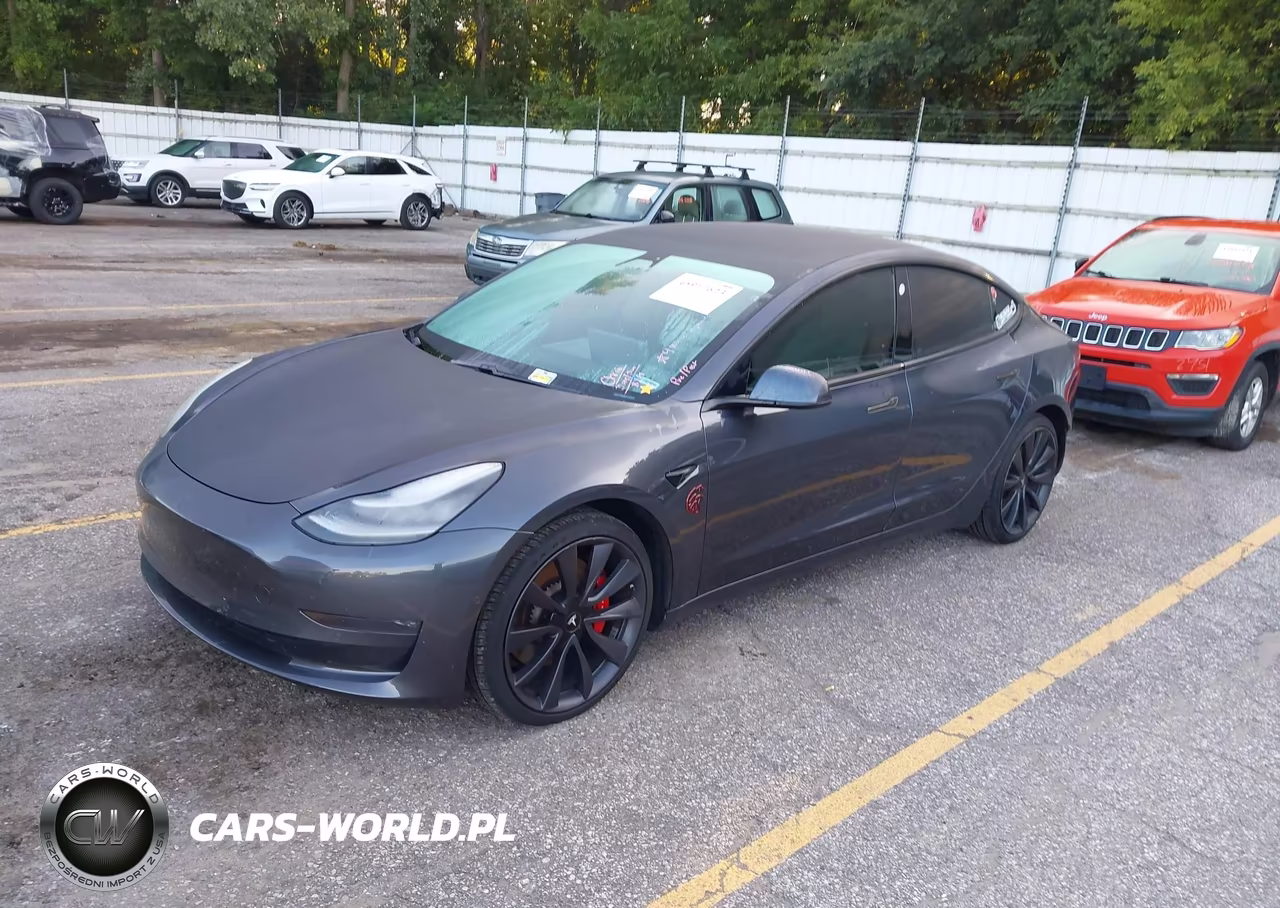 2020 Tesla Model 3 Performance Dual Motor All-Wheel Drive VIN:5YJ3E1ECXLF603390 - 2