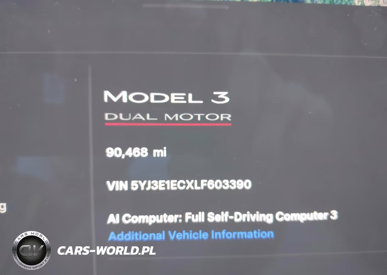 2020 Tesla Model 3 Performance Dual Motor All-Wheel Drive VIN:5YJ3E1ECXLF603390 - 7