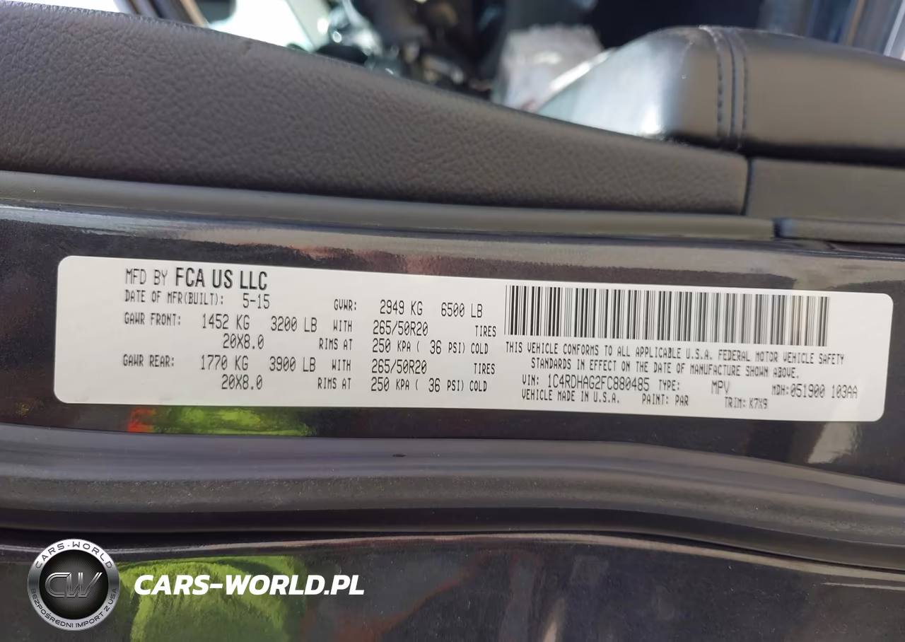 2015 Dodge Durango Sxt VIN:1C4RDHAG2FC880485 - 9