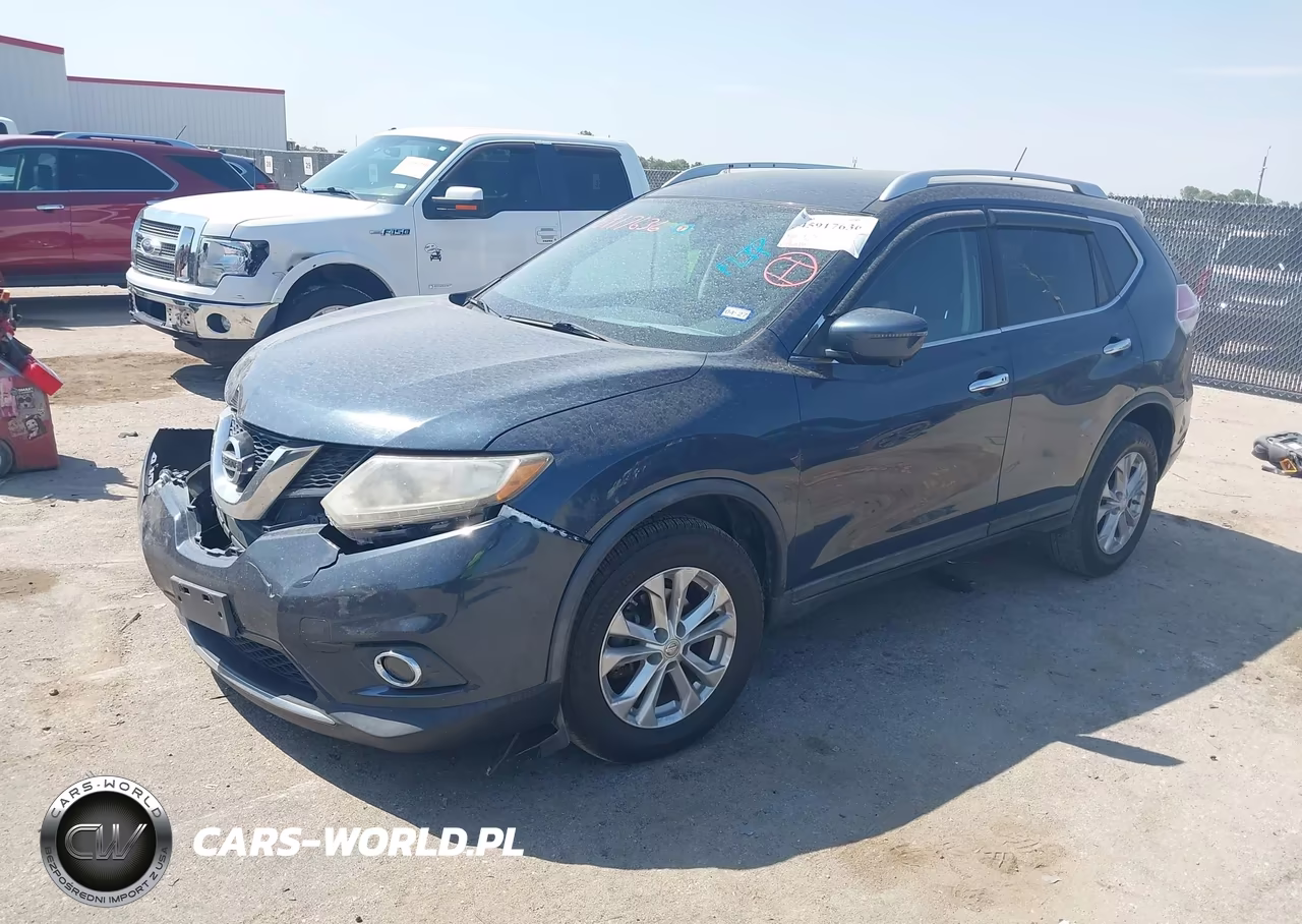 2016 Nissan Rogue Sv VIN:KNMAT2MV7GP657408 - 2