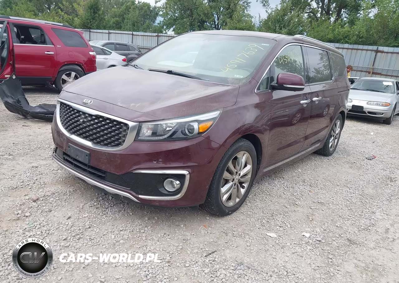 2017 Kia Sedona Sx Luxury VIN:KNDME5C10H6271962 - 2