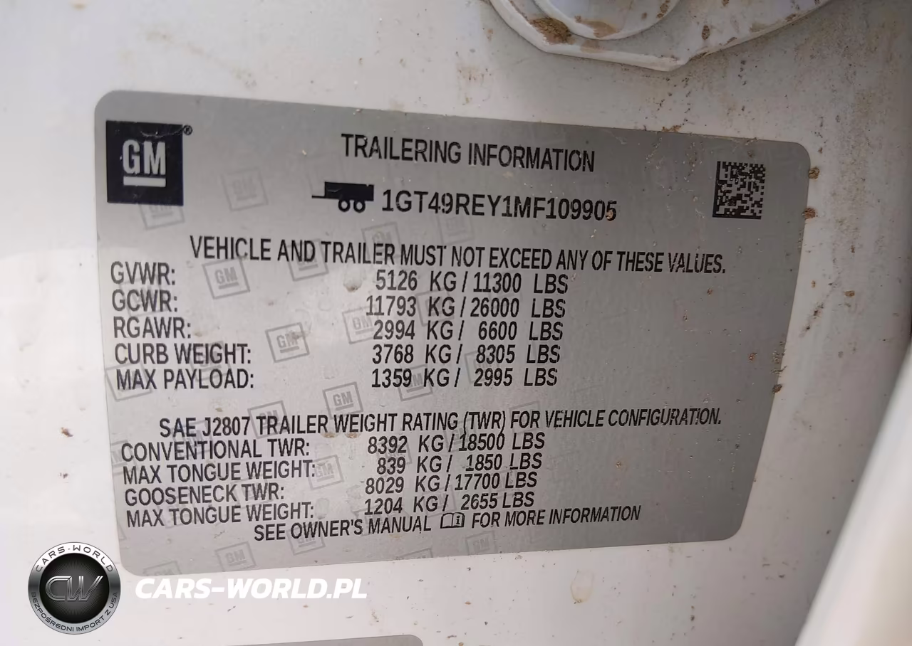 2021 GMC Sierra 2500Hd 4Wd Standard Bed Denali VIN:1GT49REY1MF109905 - 9