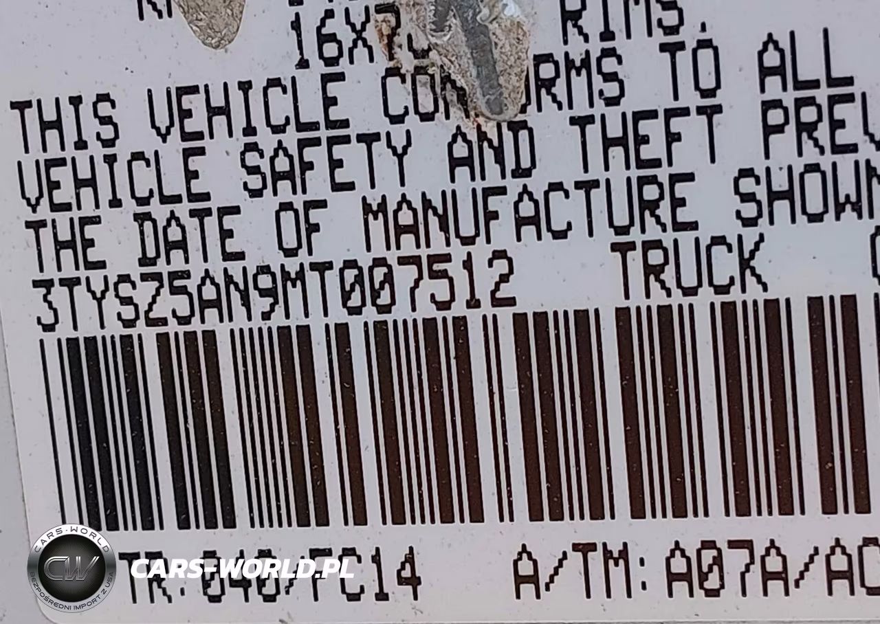 2021 Toyota Tacoma Sr5 V6 VIN:3TYSZ5AN9MT007512 - 9