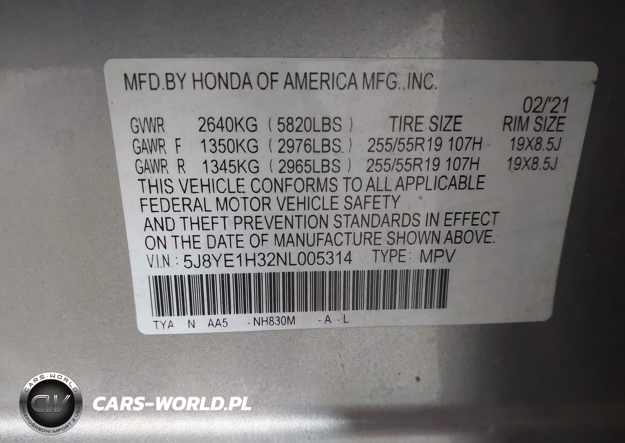 2022 Acura Mdx Standard VIN:5J8YE1H32NL005314 - 9