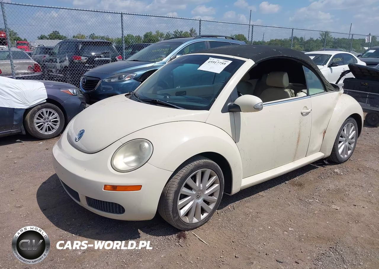 2008 Volkswagen New Beetle Se VIN:3VWRF31Y78M404639 - 2