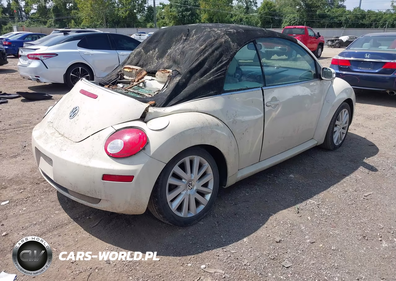 2008 Volkswagen New Beetle Se VIN:3VWRF31Y78M404639 - 4