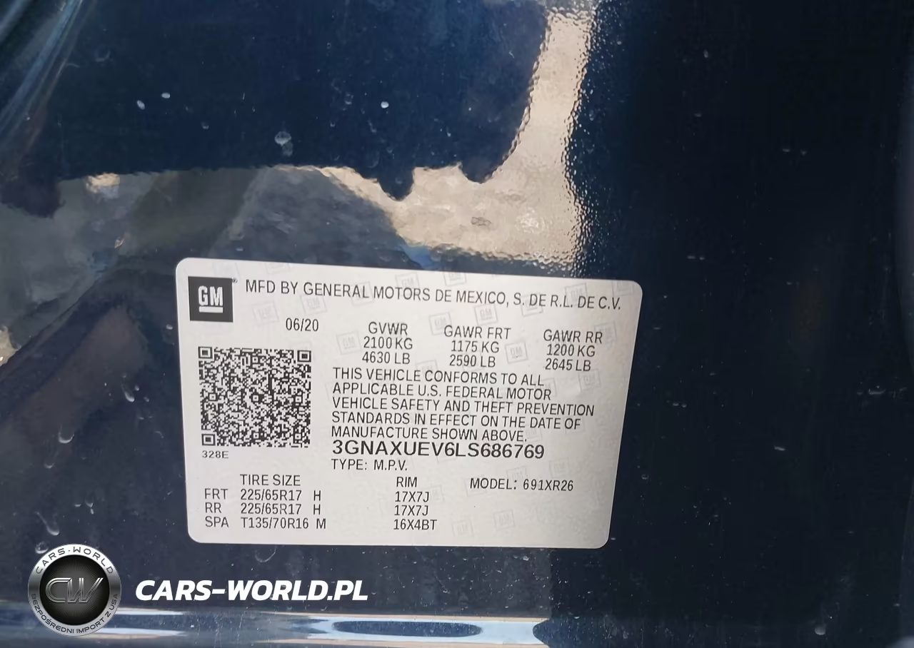 2020 Chevrolet Equinox Awd Lt 1.5L Turbo VIN:3GNAXUEV6LS686769 - 9
