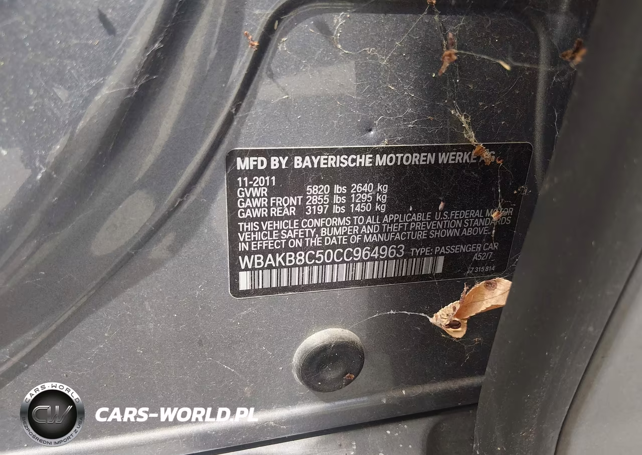 2012 BMW 750Li VIN:WBAKB8C50CC964963 - 9