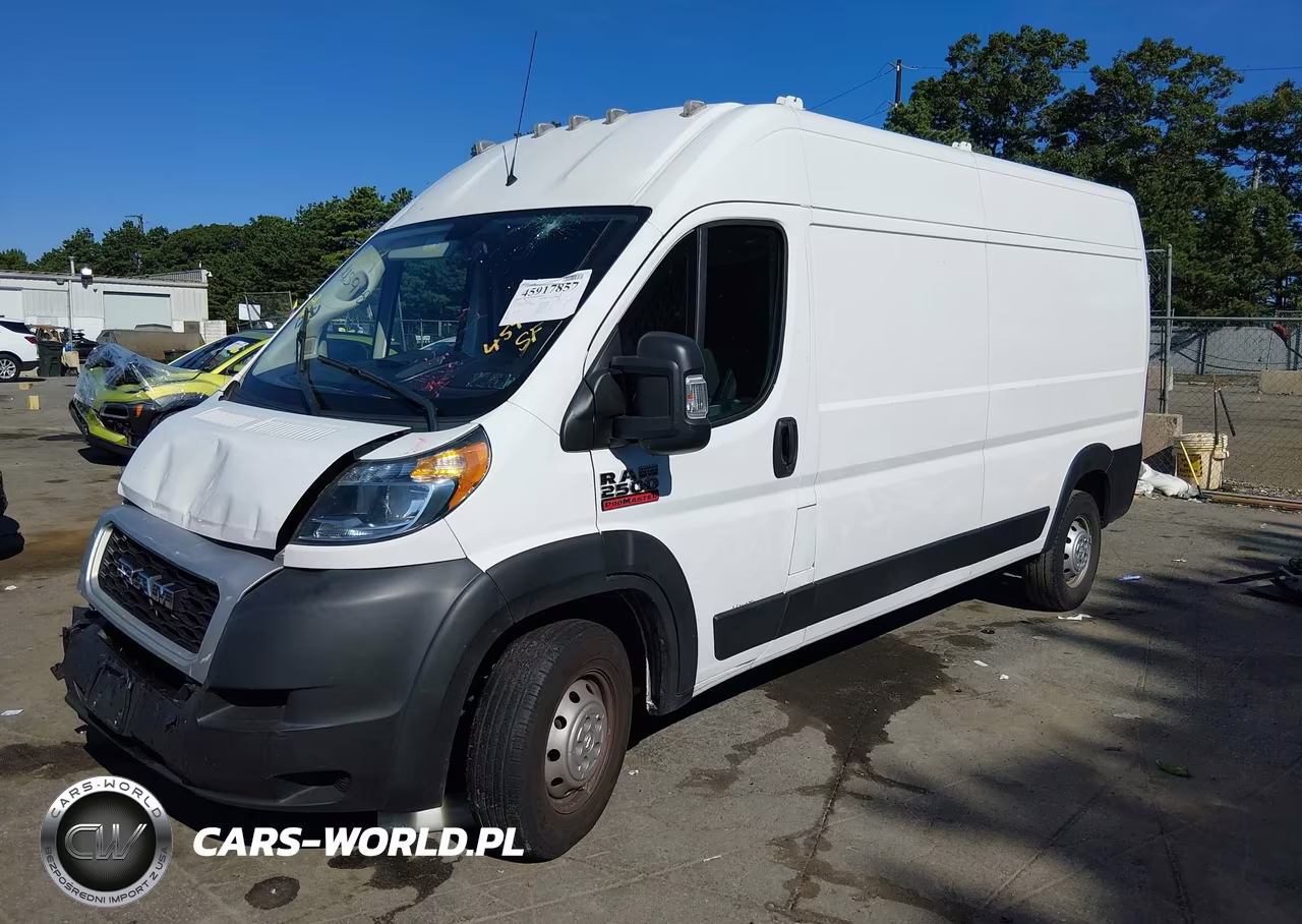 2021 Ram Promaster 2500 High Roof 159 Wb VIN:3C6LRVDG6ME534633 - 2