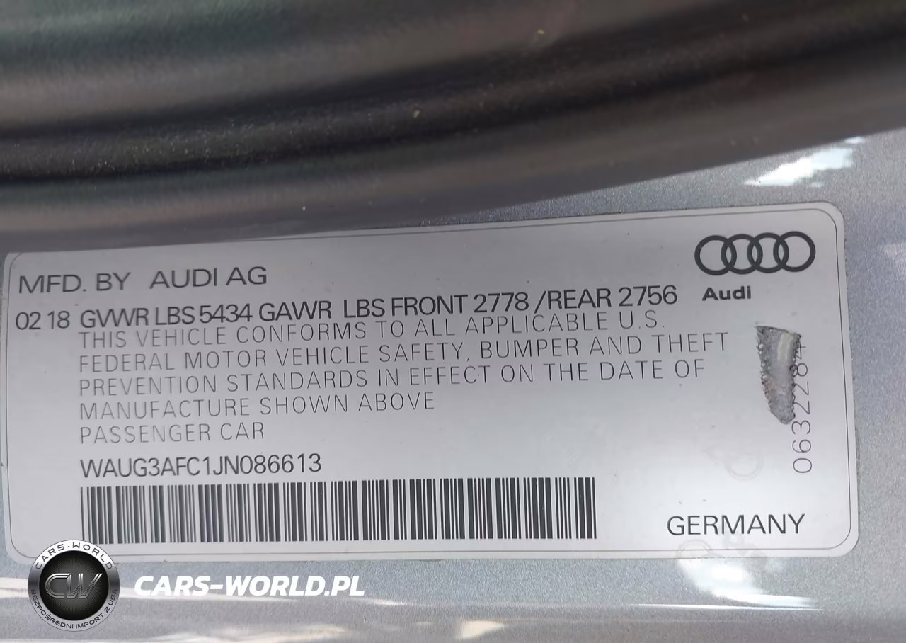 2018 Audi A6 3.0T Premium Plus VIN:WAUG3AFC1JN086613 - 9