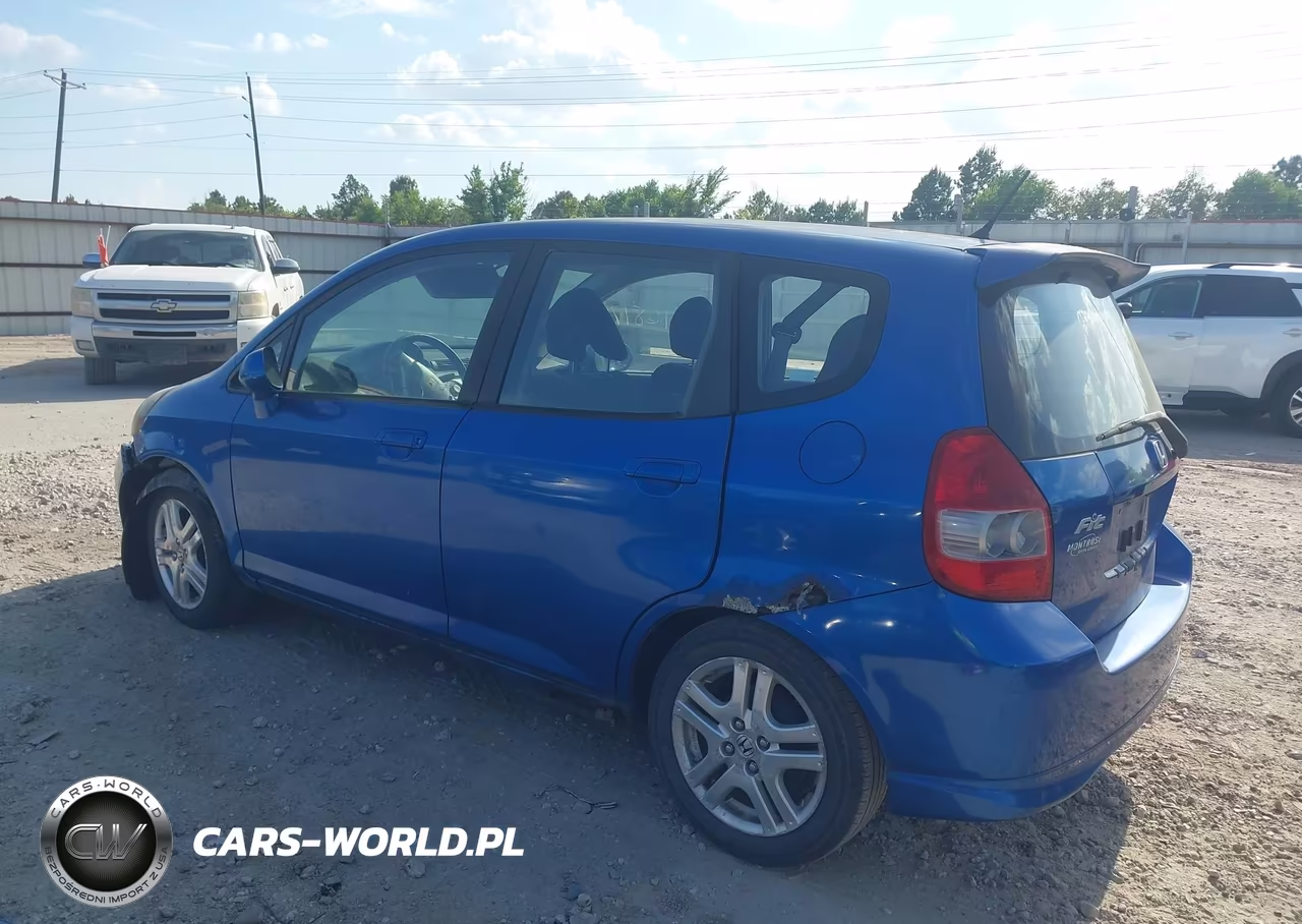 2007 Honda Fit Sport VIN:JHMGD38687S017784 - 3