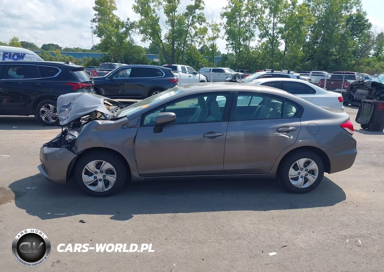 2015 Honda Civic Lx VIN:19XFB2F58FE055248 - 14