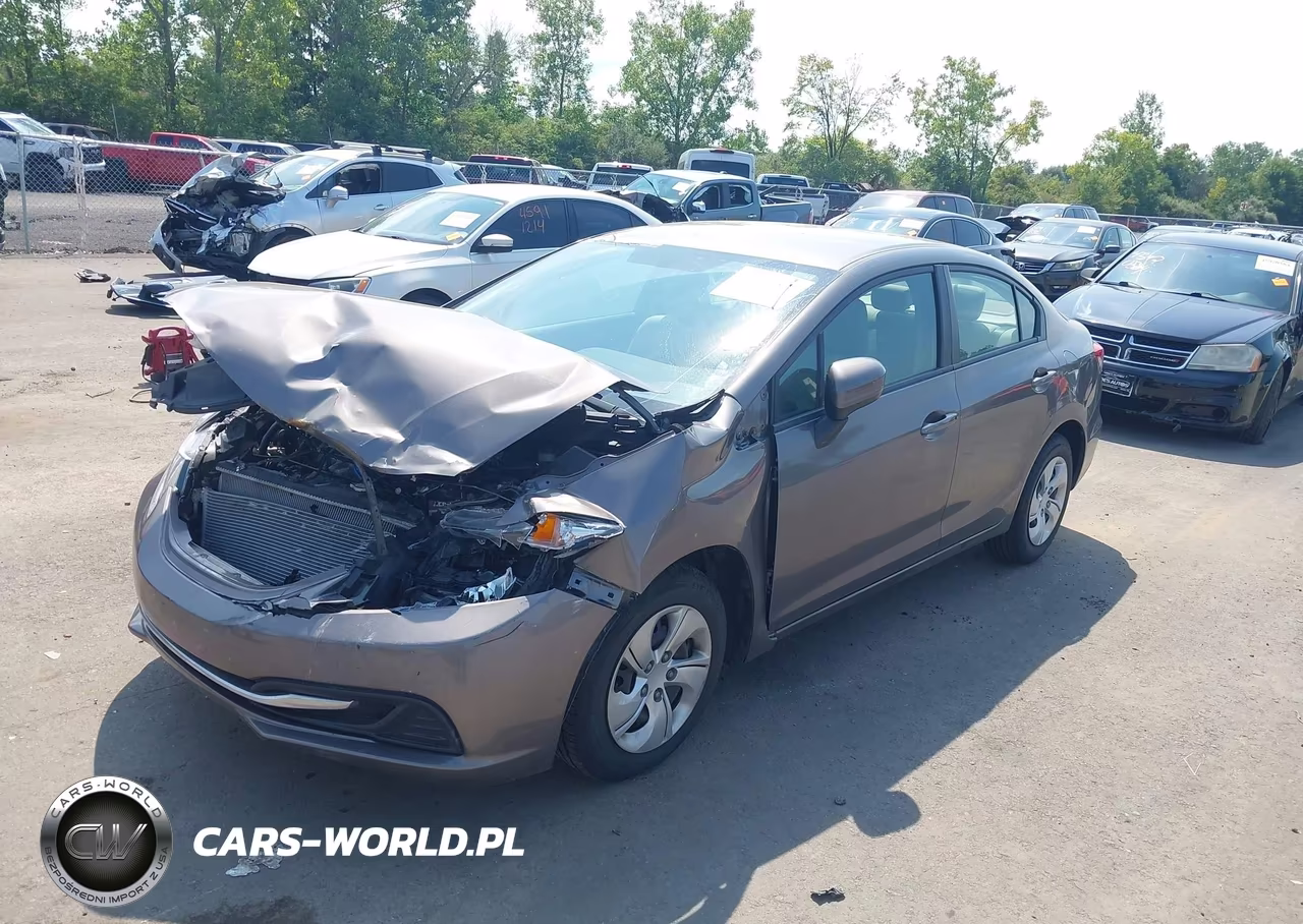 2015 Honda Civic Lx VIN:19XFB2F58FE055248 - 2