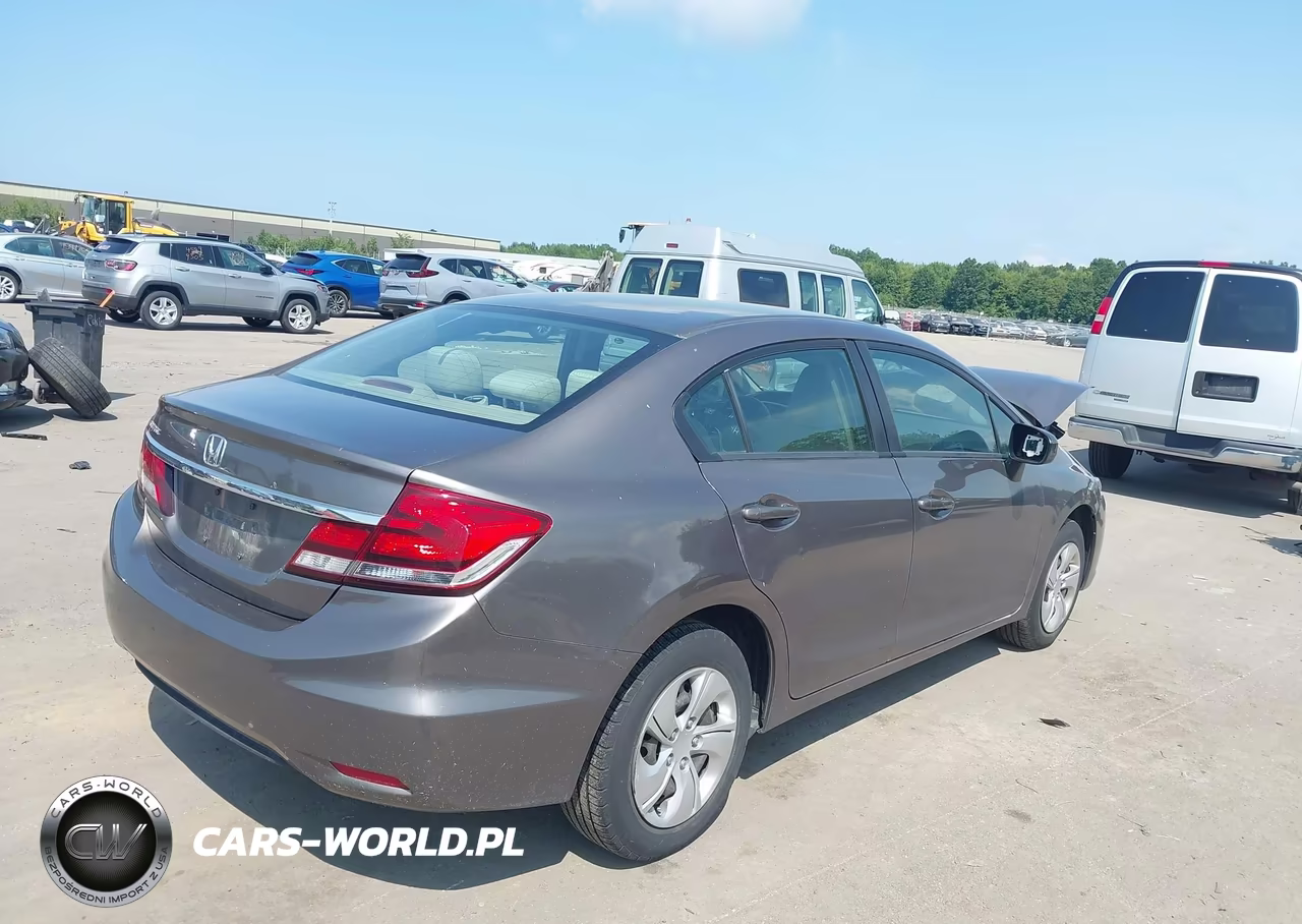2015 Honda Civic Lx VIN:19XFB2F58FE055248 - 4