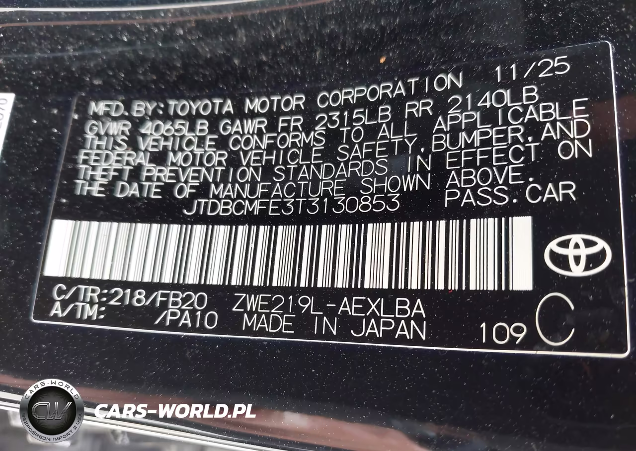 2026 Toyota Corolla Hybrid Hybrid Le VIN:JTDBCMFE3T3130853 - 9