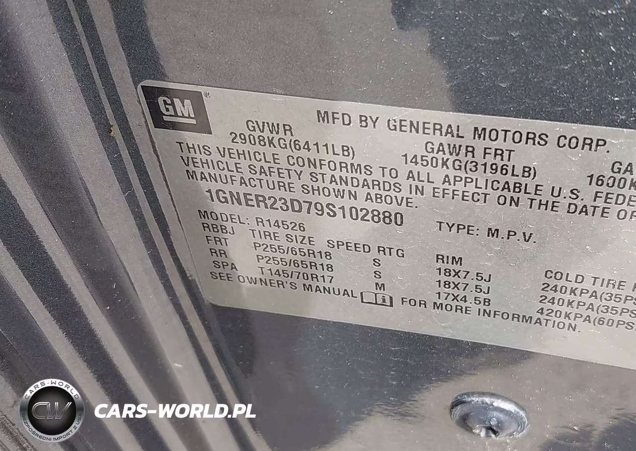2009 Chevrolet Traverse Lt VIN:1GNER23D79S102880 - 9