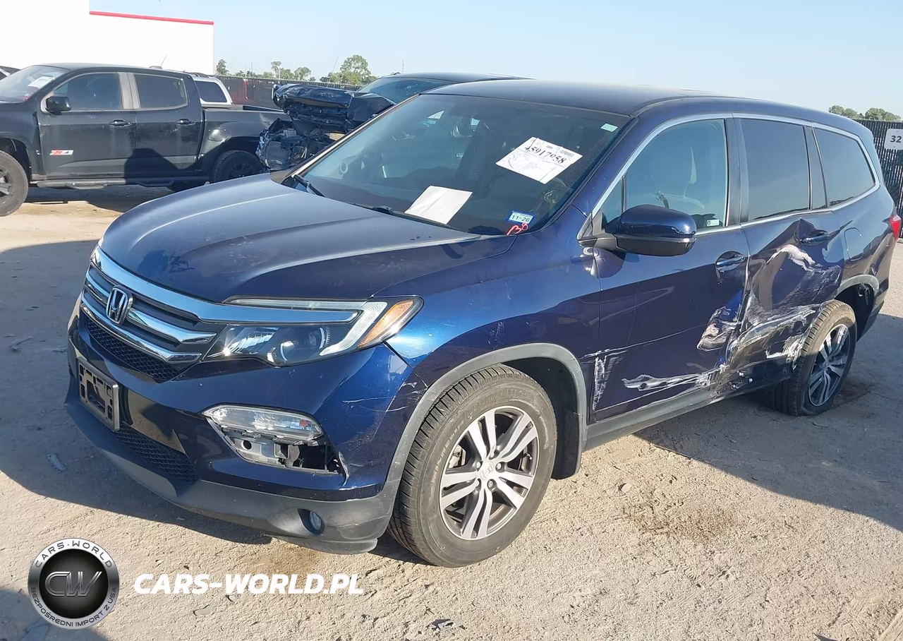 2017 Honda Pilot Ex VIN:5FNYF5H34HB043038 - 2