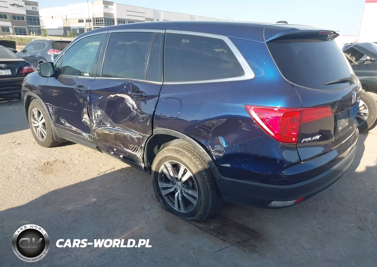 2017 Honda Pilot Ex VIN:5FNYF5H34HB043038 - 3