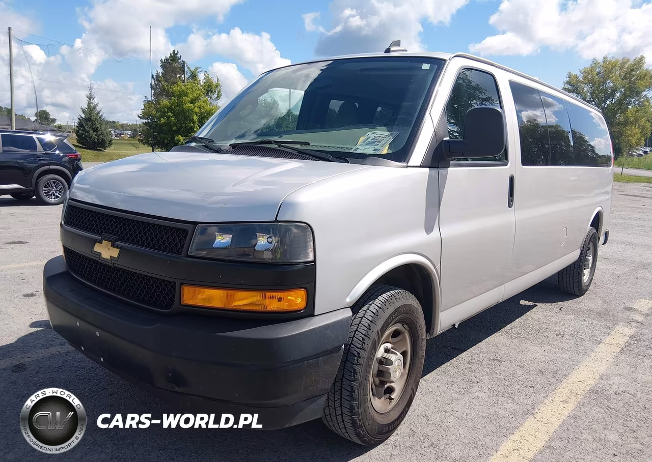 2023 Chevrolet Express Passenger Rwd 3500 Extended Wheelbase Ls VIN:1GAZGNFP6P1113064 - 2
