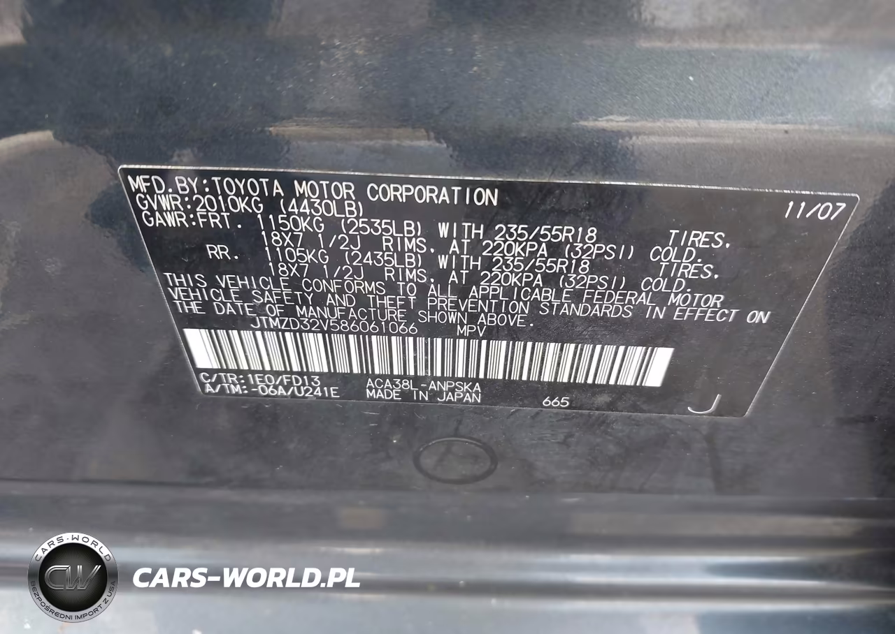 2008 Toyota Rav4 Sport VIN:JTMZD32V586061066 - 9