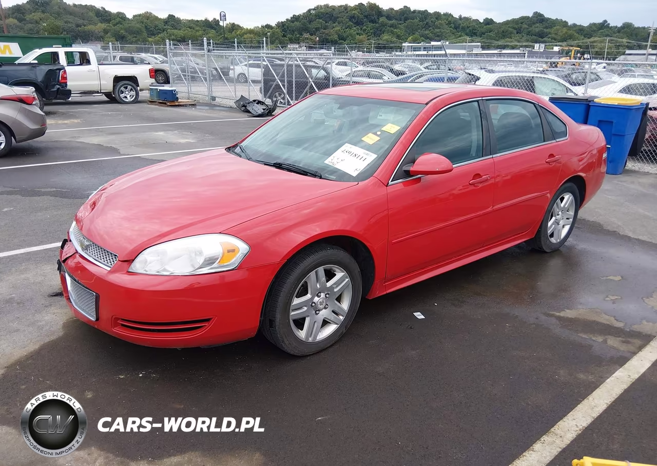 2012 Chevrolet Impala Lt VIN:2G1WG5E34C1302849 - 2