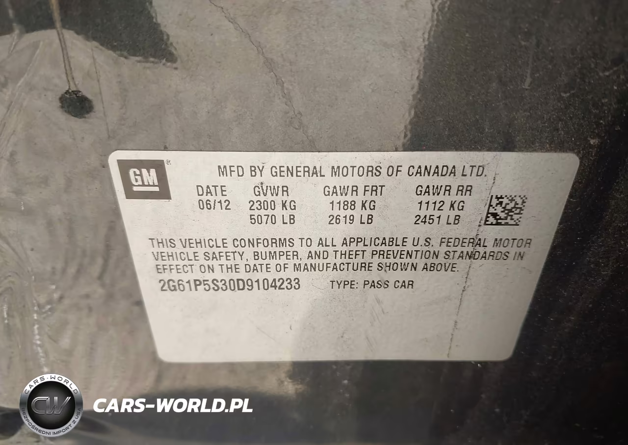 2013 Cadillac Xts Luxury VIN:2G61P5S30D9104233 - 9