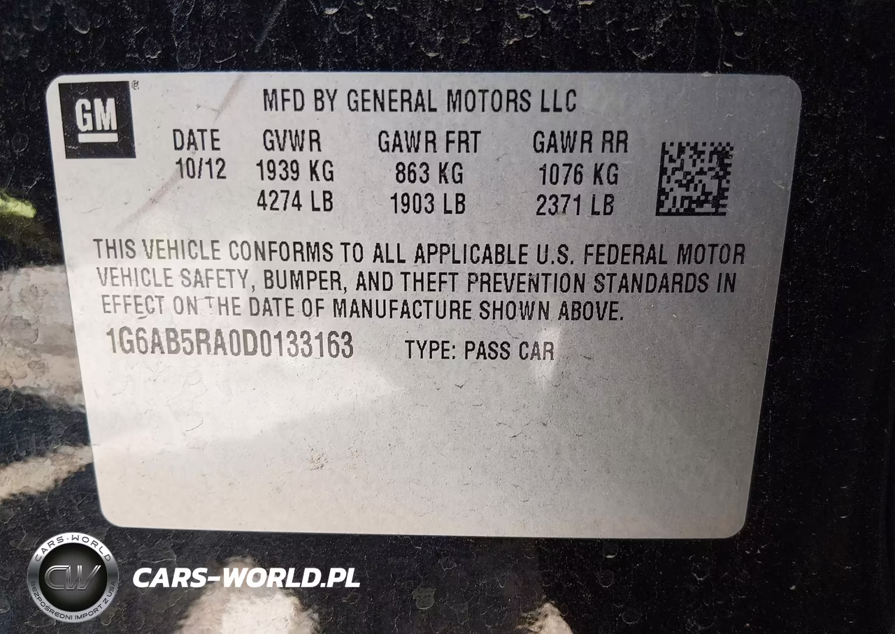 2013 Cadillac Ats Luxury VIN:1G6AB5RA0D0133163 - 9