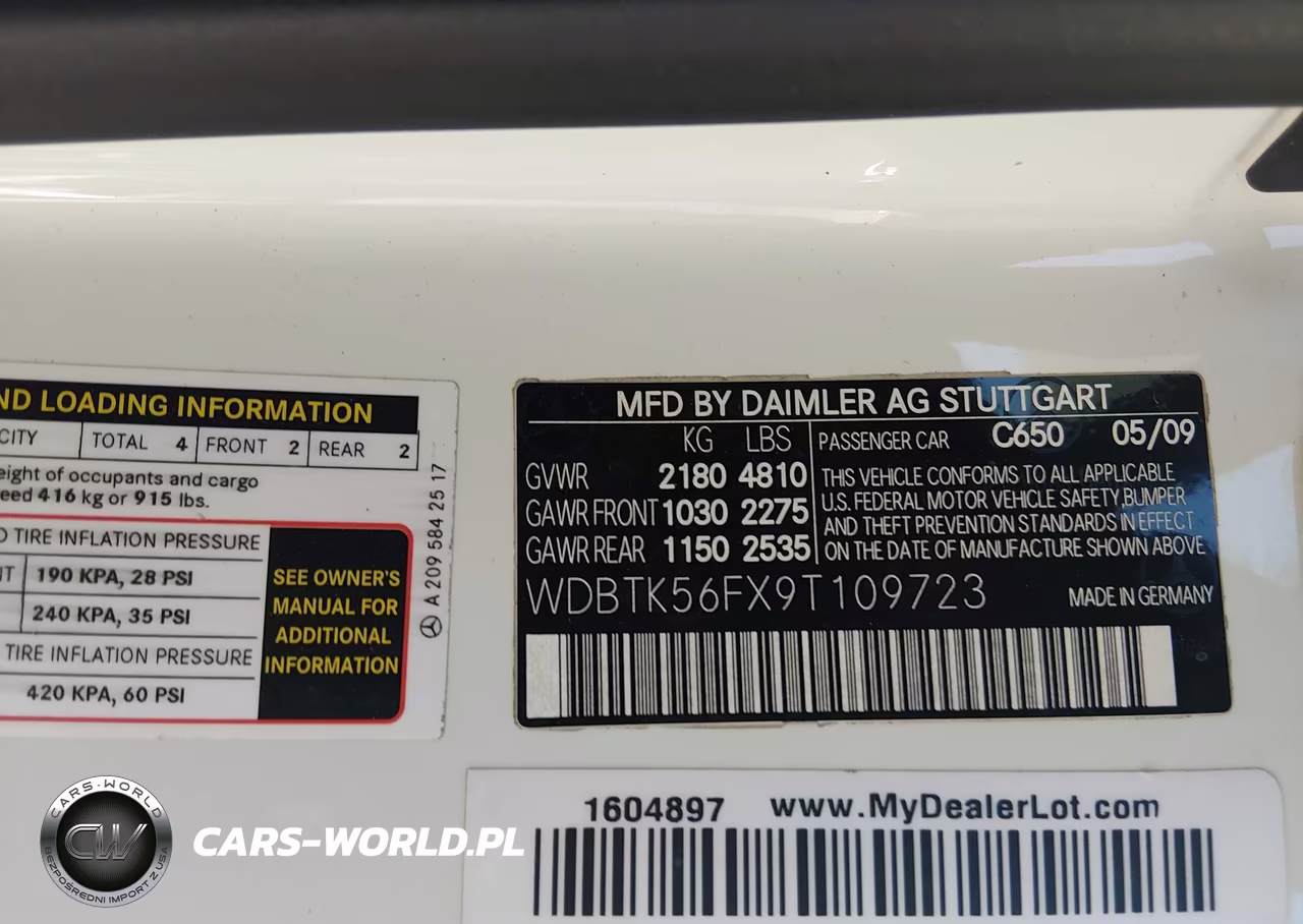 2009 Mercedes-Benz Clk 350 VIN:WDBTK56FX9T109723 - 9