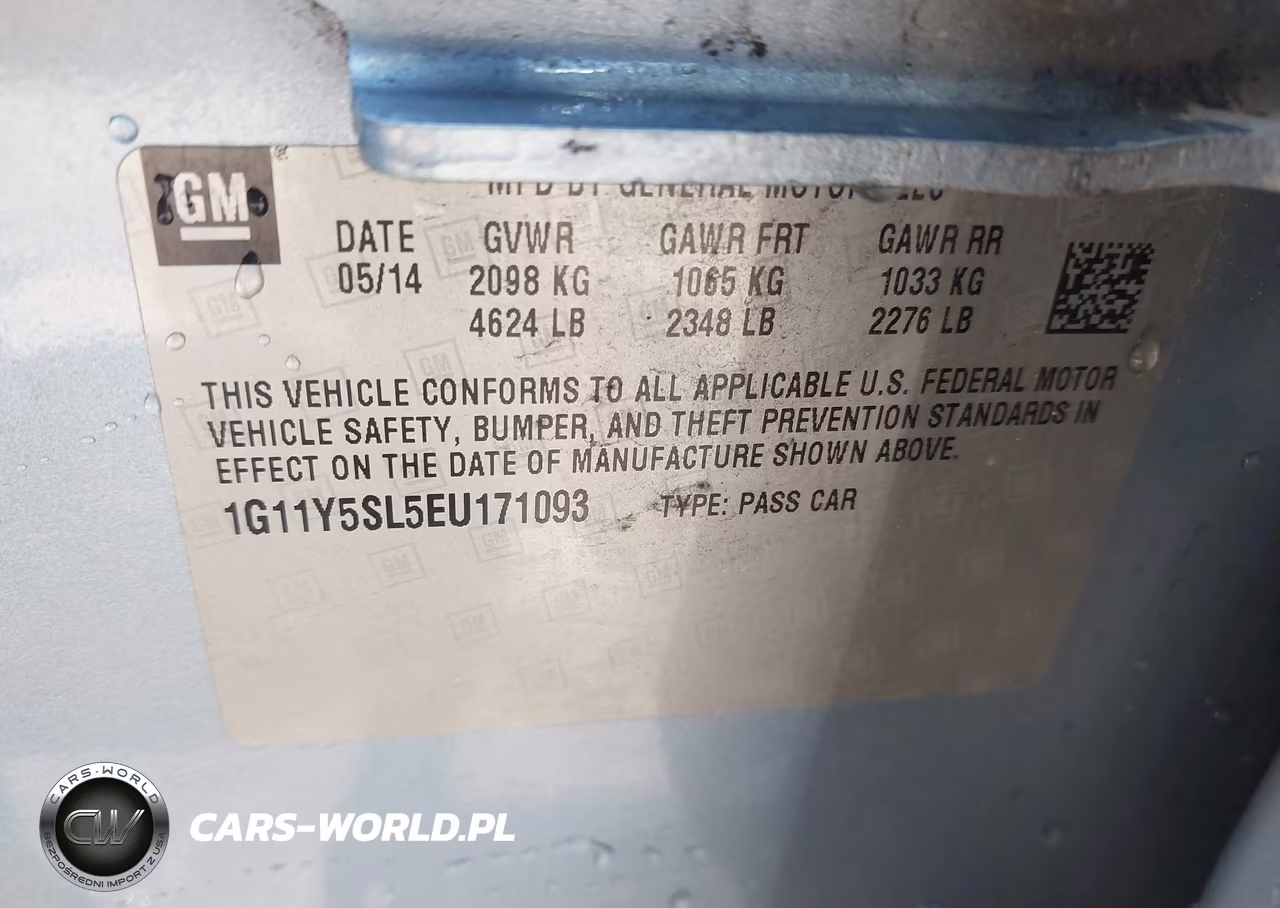 2014 Chevrolet Impala 1Ls VIN:1G11Y5SL5EU171093 - 9