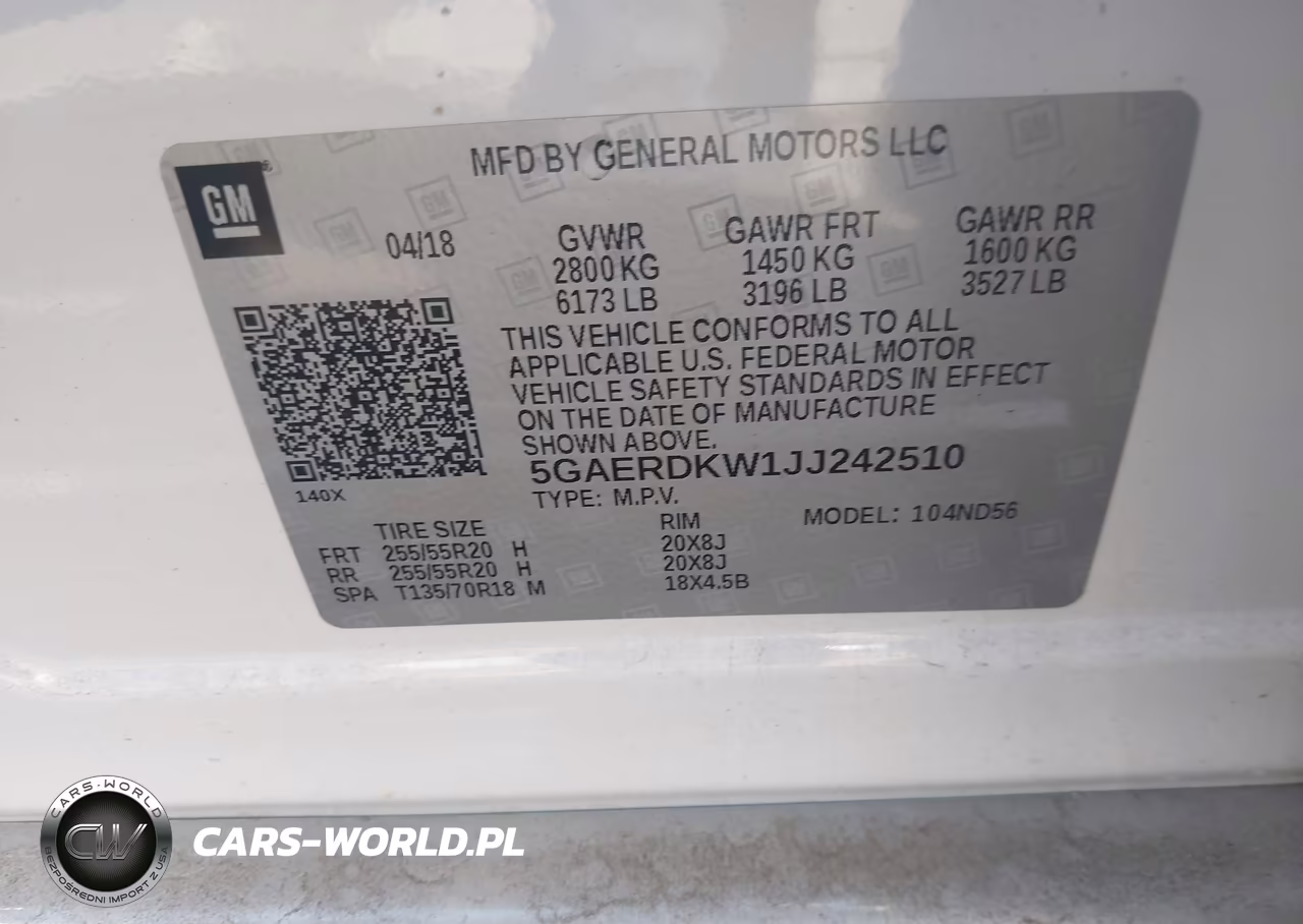 2018 Buick Enclave Avenir VIN:5GAERDKW1JJ242510 - 9