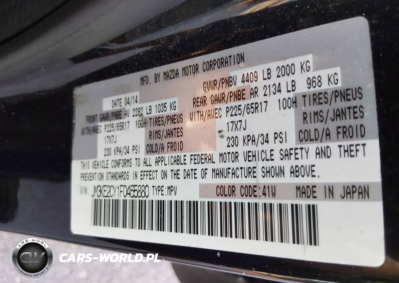 2015 Mazda Cx-5 Touring VIN:JM3KE2CY1F0465880 - 9