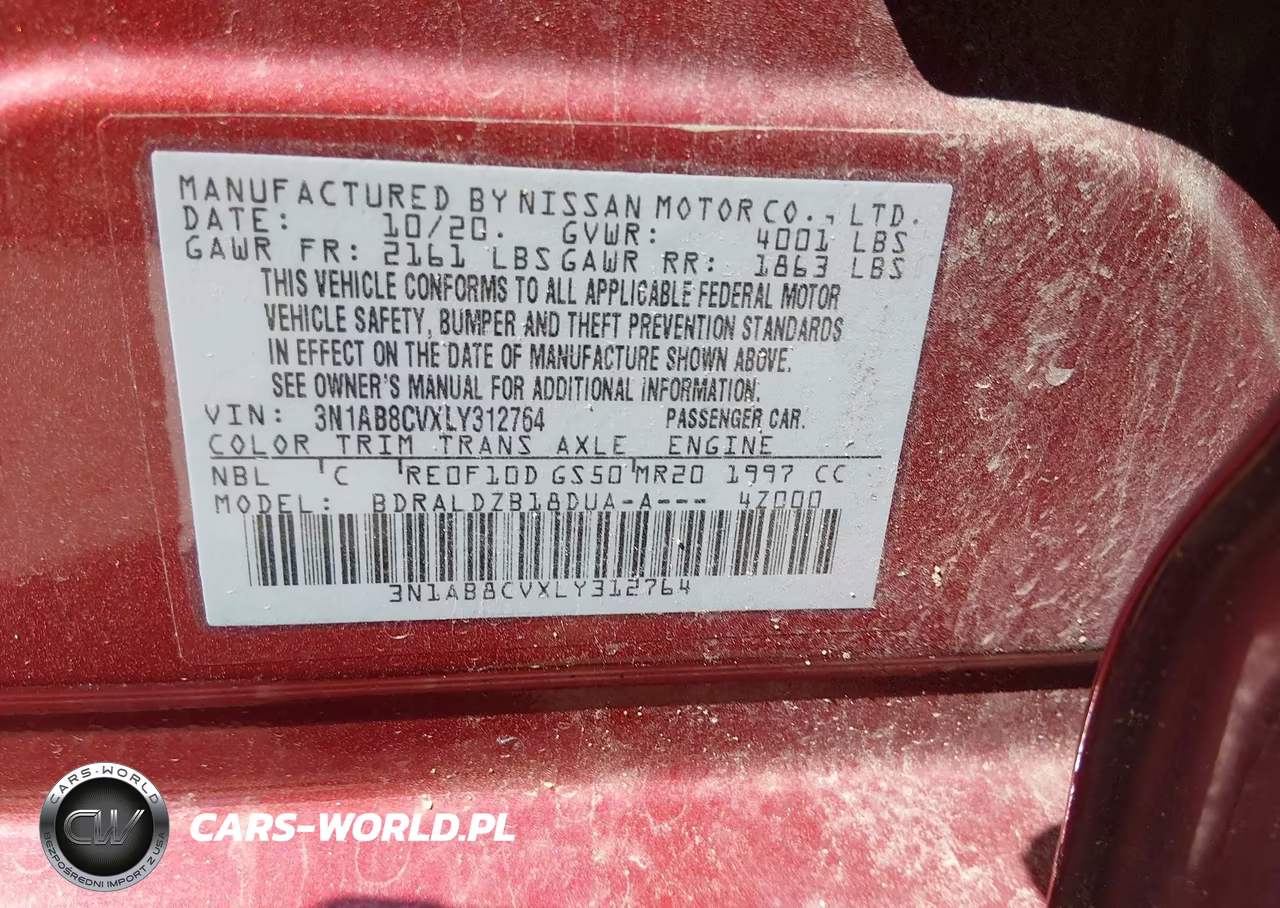2020 Nissan Sentra Sv Xtronic Cvt VIN:3N1AB8CVXLY312764 - 9