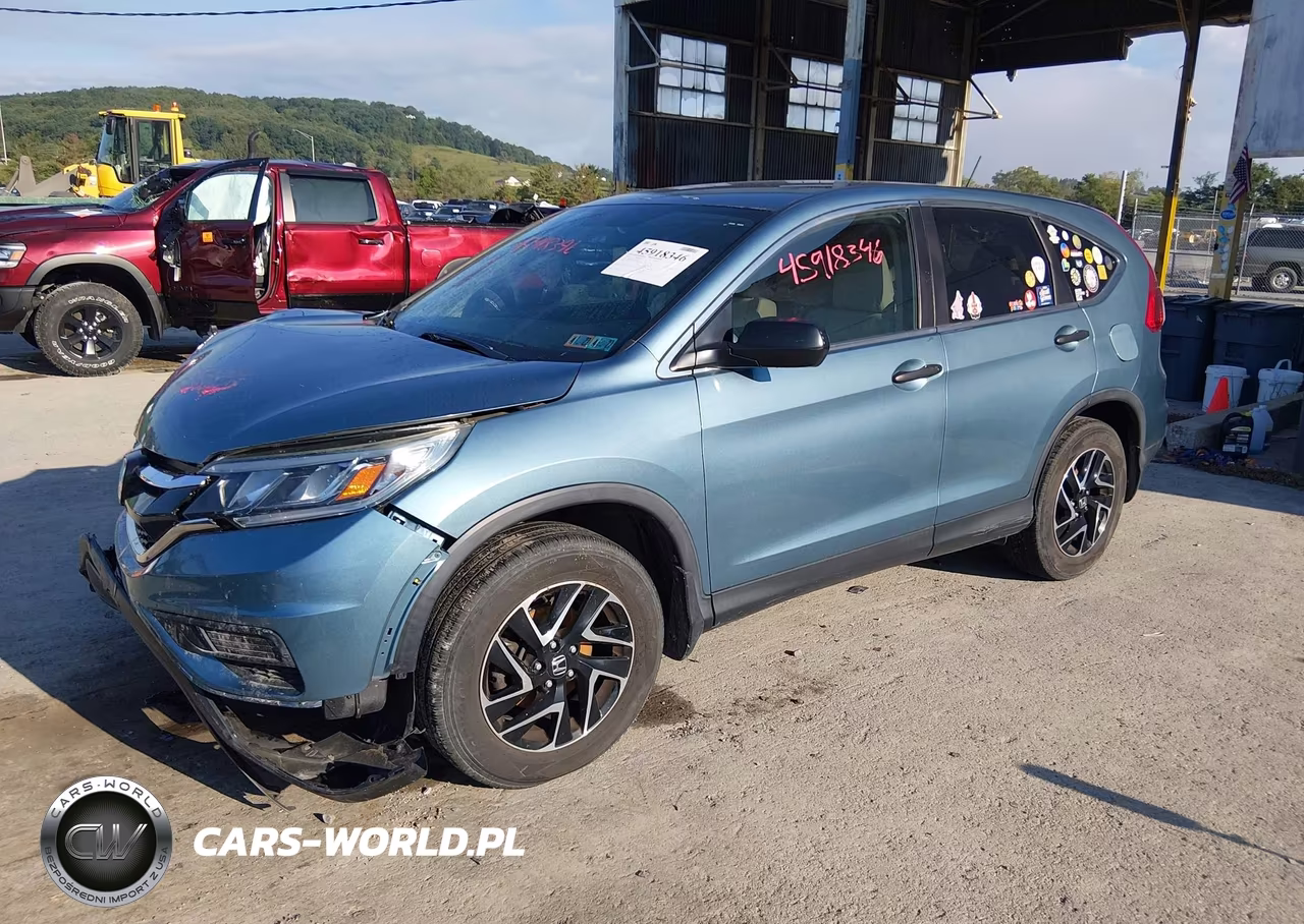 2016 Honda Cr-V Se VIN:5J6RM4H42GL035099 - 2