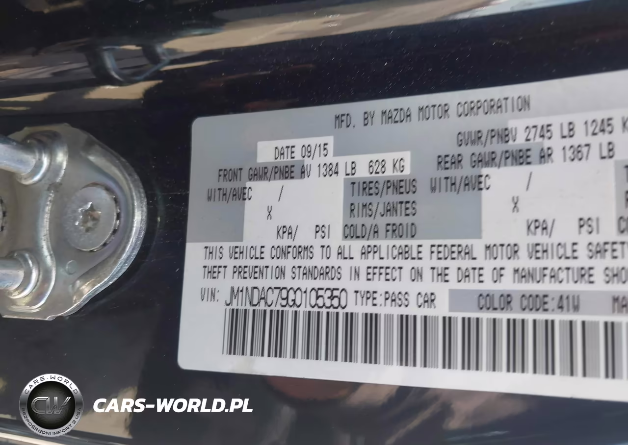 2016 Mazda Mx-5 Miata Club VIN:JM1NDAC79G0105350 - 9