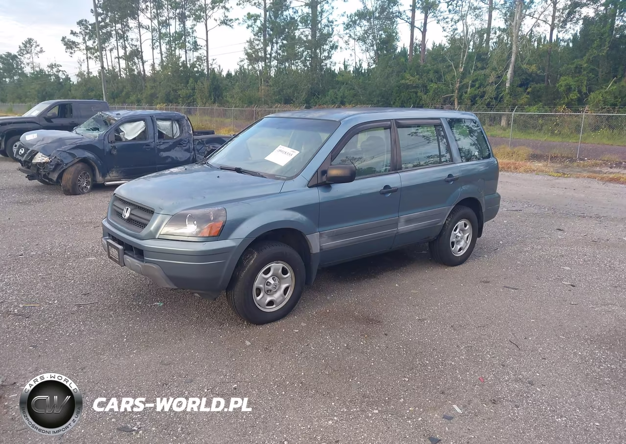 2005 Honda Pilot Lx VIN:2HKYF18125H547561 - 2