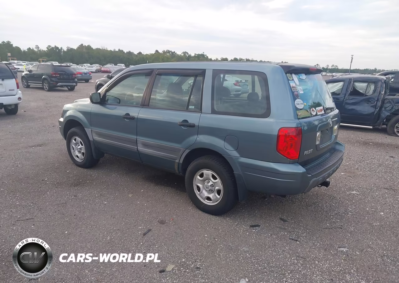 2005 Honda Pilot Lx VIN:2HKYF18125H547561 - 3