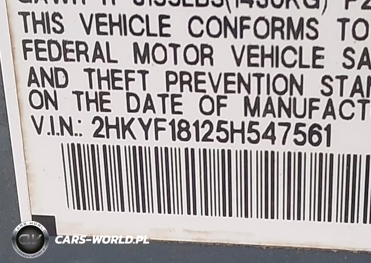 2005 Honda Pilot Lx VIN:2HKYF18125H547561 - 9