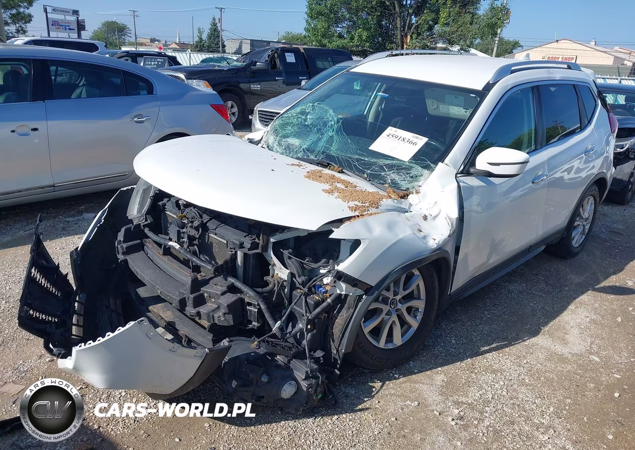2017 Nissan Rogue Sv VIN:KNMAT2MT3HP585817 - 2