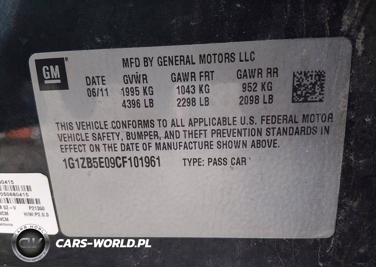 2012 Chevrolet Malibu Ls VIN:1G1ZB5E09CF101961 - 9
