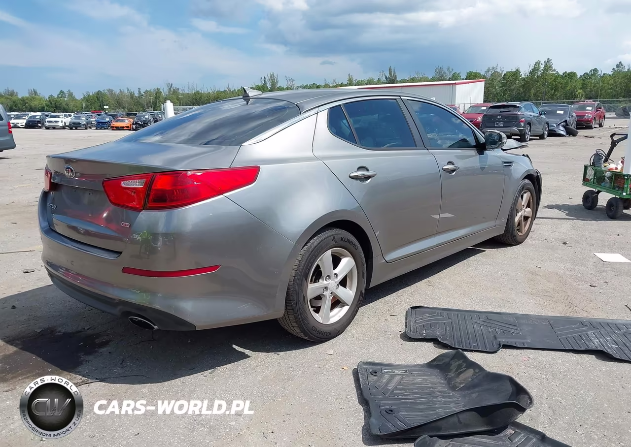 2014 Kia Optima Lx VIN:5XXGM4A77EG281970 - 4