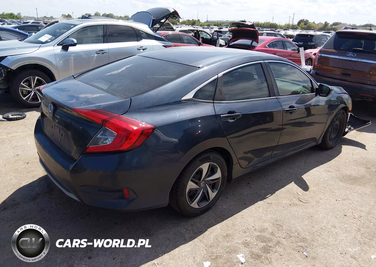 2019 Honda Civic Lx VIN:19XFC2F60KE043224 - 4