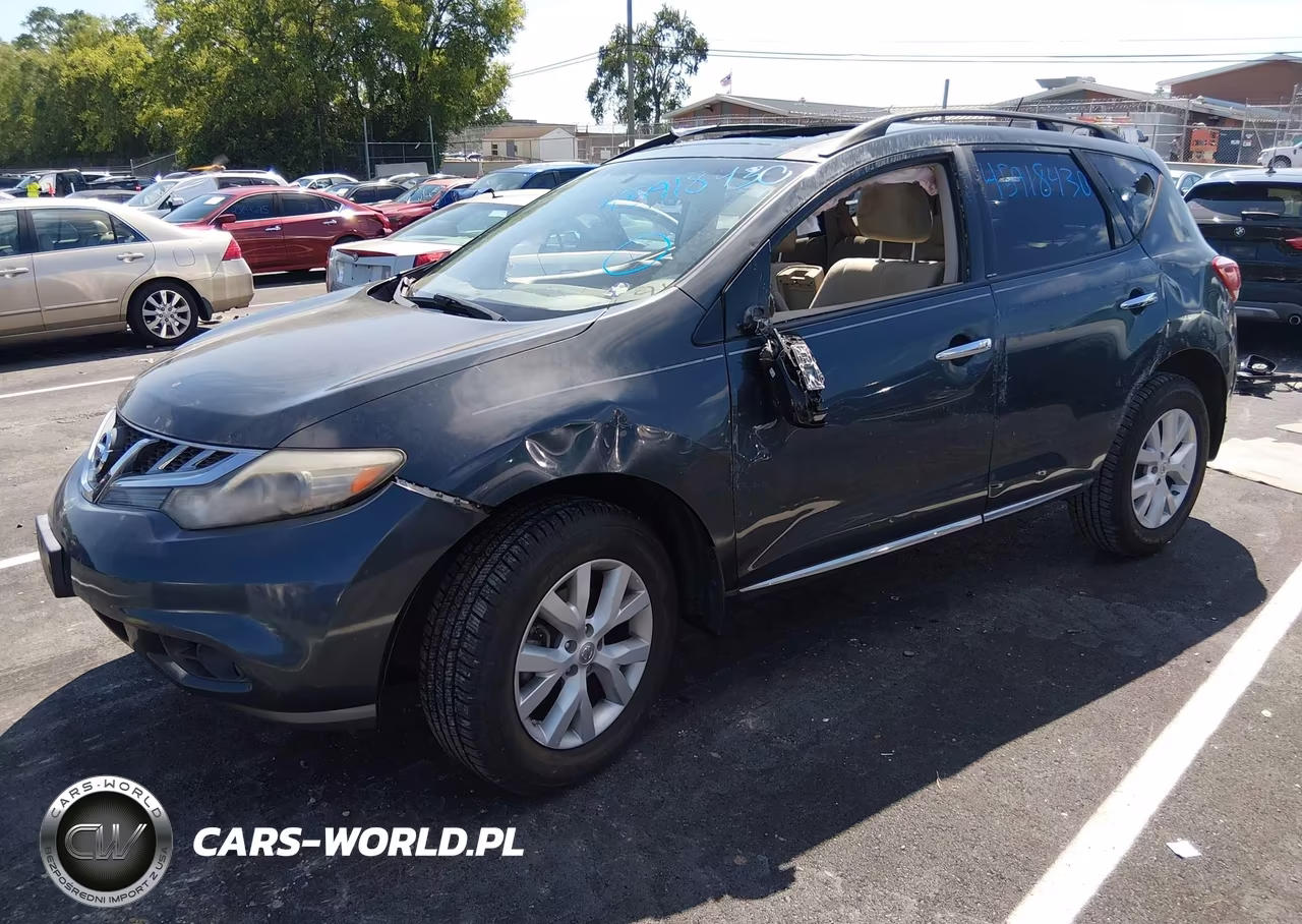 2011 Nissan Murano Sv VIN:JN8AZ1MU0BW054769 - 2