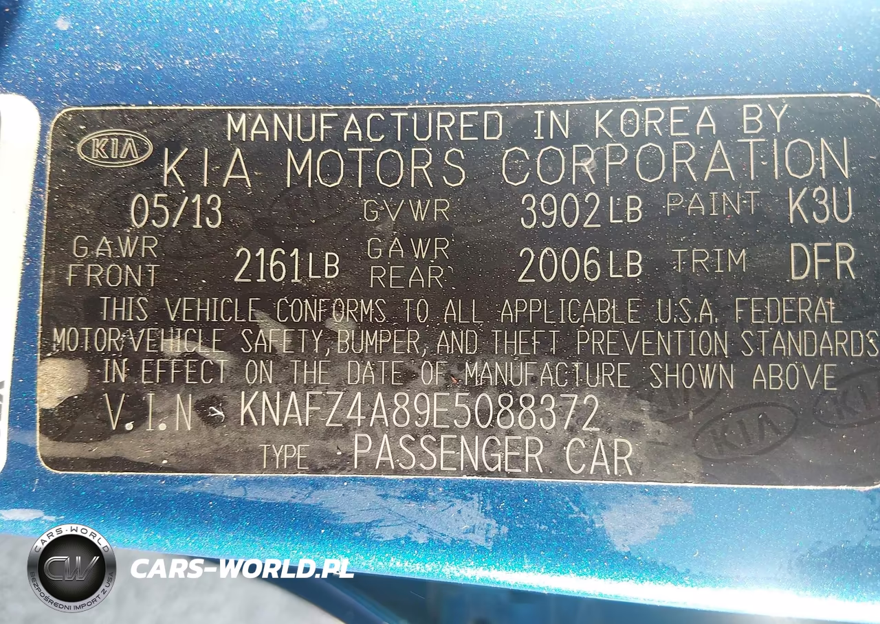 2014 Kia Forte Ex VIN:KNAFZ4A89E5088372 - 9