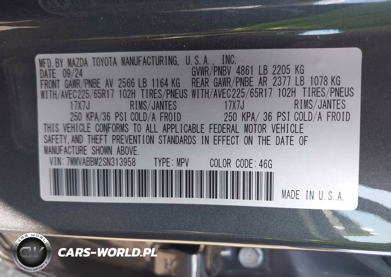 2025 Mazda Cx-50 2.5 S Preferred Package VIN:7MMVABBM2SN313958 - 9